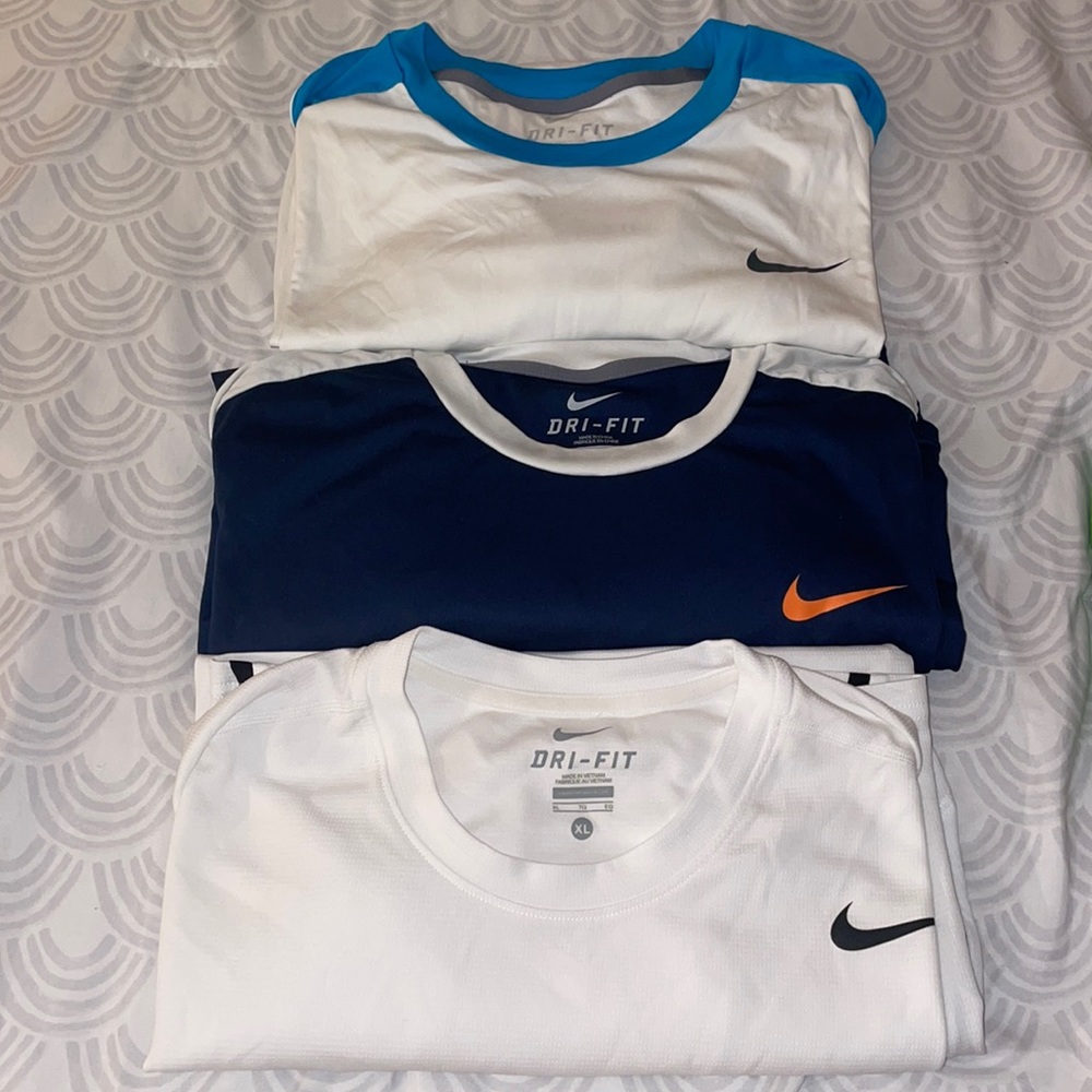 Set of 3 Nike Performance Dri-Fit Shirts